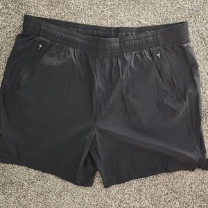 All in Motion Men's Black Athletic Shorts